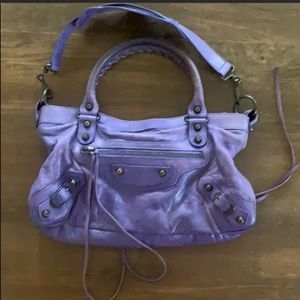 Balenciaga Purple city bag
